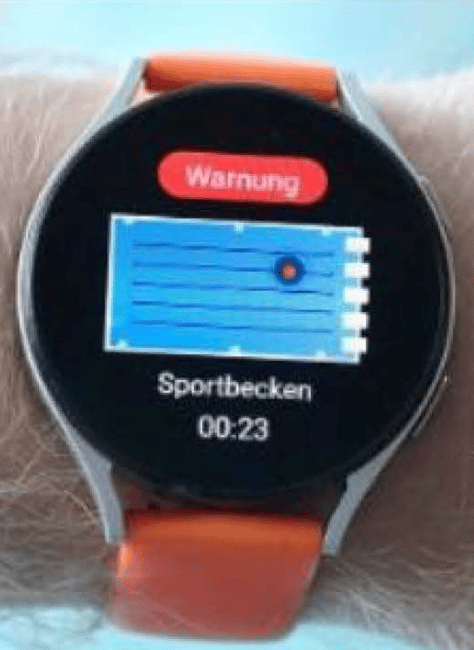 Smartwatch der Badeaufsicht